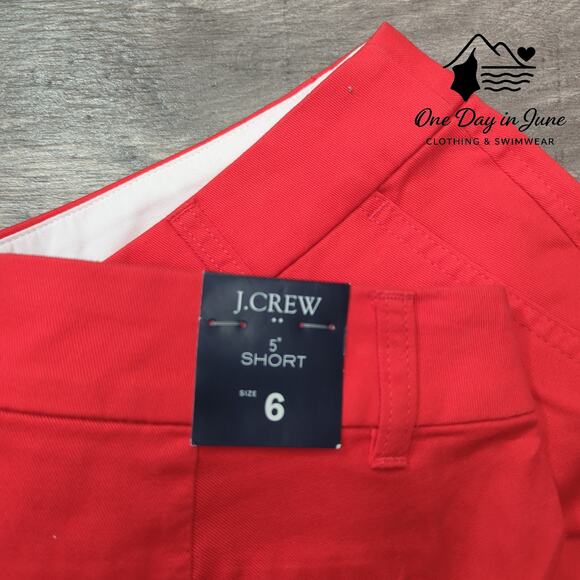 J.Crew 5" Chino Shorts Size 6 - Picture 2 of 7